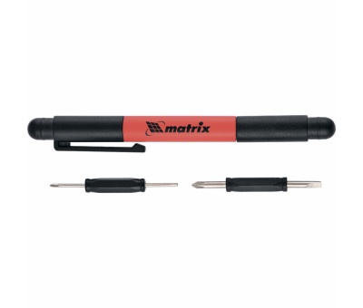 Ручка-отвертка с комбинированными битами для точных работ,PH0, PH000; SL 1.5, SL 3 CRV MATRIX 11598 в Алматы