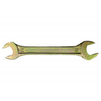 Ключ рожковый 6x7 мм, желтый цинк СибрТех 14301