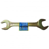 Ключ рожковый 24x27 мм, желтый цинк СибрТех 14314