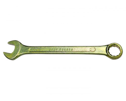 Ключ комбинированный 8 мм, желтый цинк СибрТех 14974