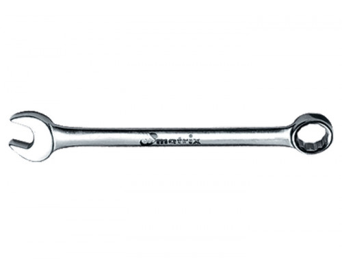 Ключ комбинированный 10 мм, CrV, полированный хром Matrix 15154