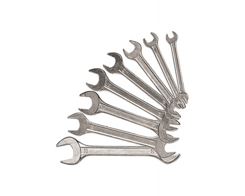 Набор ключей рожковых, 6 х 17 мм, 6 шт., хромированные Sparta 152305