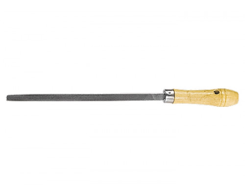 Напильник 200 мм, трехгранный, деревянная ручка СибрТех 16026