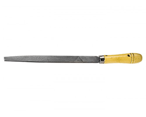 Напильник 250 мм, плоский, деревянная ручка СибрТех 16229