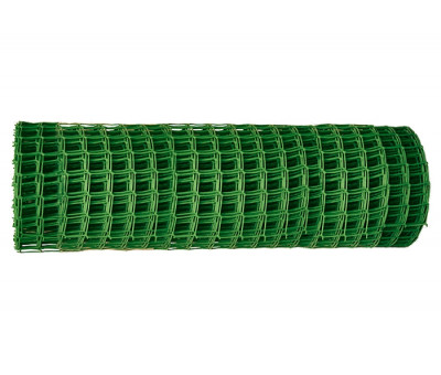 Заборная решетка в рулоне 1,2х25 м ячейка 55х58 мм - зелёная 64531 в Алматы