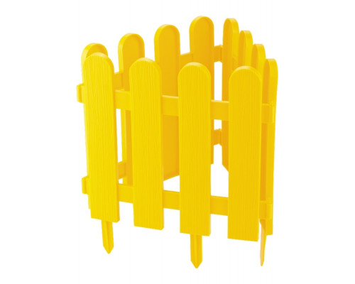 Забор декоративный "Кантри", 29 х 224 см, желтый Palisad 65002