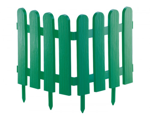 Забор декоративный "Кантри", 29 х 224 см, зеленый Palisad 65003