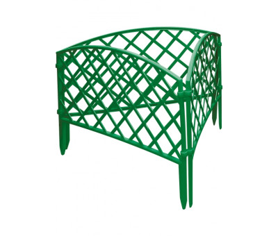 Забор декоративный "Плетенка", 24 х 320 см, зеленый 65006
