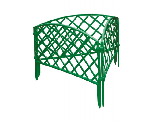 Забор декоративный "Плетенка", 24 х 320 см, зеленый 65006