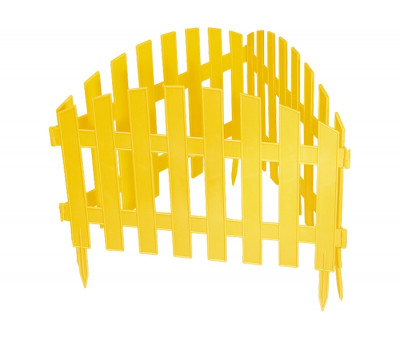 Забор декоративный "Ампир", 28 х 300 см, желтый 65010 в Алматы