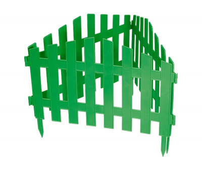 Забор декоративный "Барокко", 28 х 300 см, зеленый 65030 в Алматы