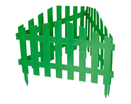 Забор декоративный "Барокко", 28 х 300 см, зеленый 65030