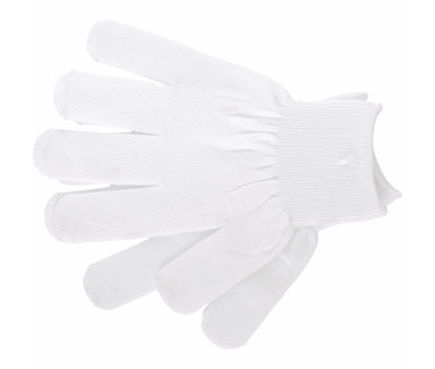 Перчатки нейлон, 13 класс, белые, XL