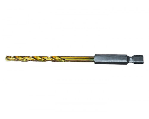 Сверло по металлу, 2 мм, HSS, нитридтитановое покрытие, 6-гранный хвостовик Matrix 717202