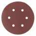 Круг абразивный на ворсовой подложке под "липучку", перфорированный, P 500, 150 мм, 5 шт. MATRIX