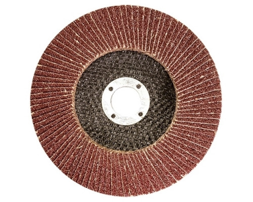 Круг лепестковый торцевой КЛТ-1, зернистость P 36(50Н), 115 х 22,2 мм, (БАЗ)