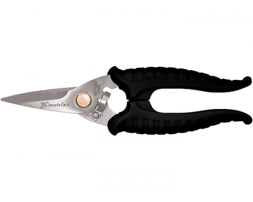 Ножницы универсальные, 183 мм, техотверстие 4 мм для кабеля Matrix Master 78305
