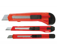 Набор ножей, выдвижные лезвия, 9-9-18 мм, 3 шт. Matrix 78985
