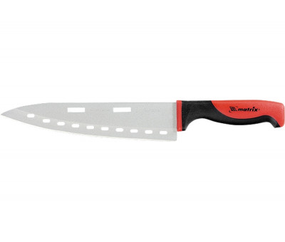 Нож поварской "SILVER TEFLON" large, 200 мм, тефлоновое покрытие полотна, двухкомпонентная рукоятка, Matrix Kitchen 79143 в Алматы