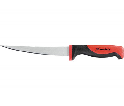 Нож поварской "SILVER TEFLON" fillet, 160 мм, тефлоновое покрытие полотна, двухкомпонентная рукоятка, Matrix Kitchen 79144 в Алматы