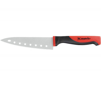 Нож поварской "SILVER TEFLON" medium, 120 мм, тефлоновое покрытие полотна, двухкомпонентная рукоятка, Matrix Kitchen 79145 в Алматы