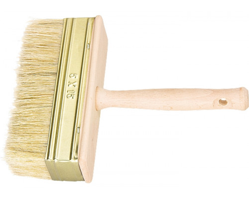 Кисть-макловица, 30 х 70 мм, натуральная щетина, деревянный корпус, деревянная ручка 84070