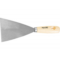 Шпательная лопатка из нержавеющей стали, 60 мм, деревянная ручка Sparta 852125
