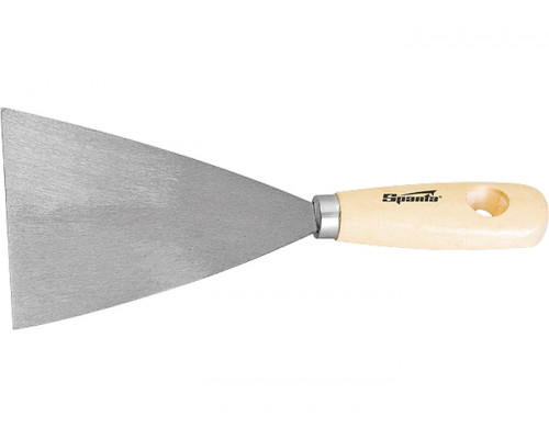Шпательная лопатка из нержавеющей стали, 100 мм, деревянная ручка Sparta 852185