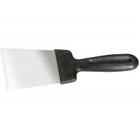 Шпательная лопатка из нержавеющей стали, 40 мм, пластмассовая ручка СибрТех 85430