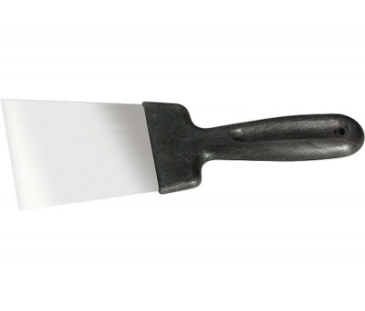 Шпательная лопатка из нержавеющей стали, 60 мм, пластмассовая ручка СибрТех 85432 в Алматы