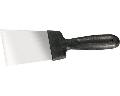 Шпательная лопатка из нержавеющей стали, 60 мм, пластмассовая ручка СибрТех 85432