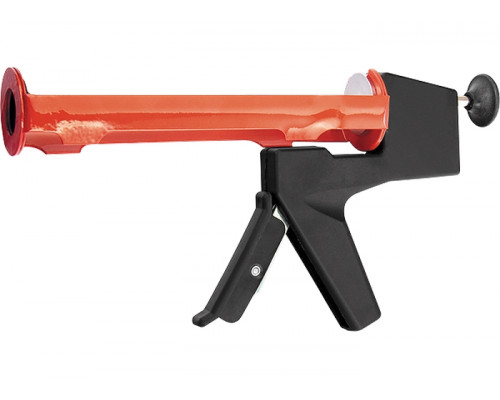 Пистолет для герметика, 310 мл, "полуоткрытый", противовес, круглый шток 6 мм Matrix 88666